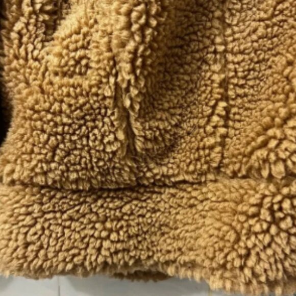 Ugg Women’s Frankie Sherpa Trucker Jacket Chestnut Size Large Minimalist Casual - Picture 5 of 6